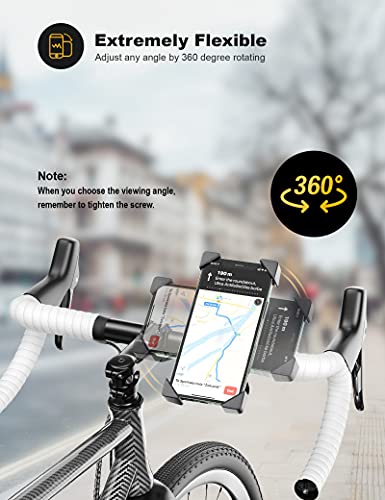 Grefay Handyhalterung Fahrrad Universal Motorrad Handyhalter 【1S Schnelle  Demontage】 Handyhalterung für Rennrad MTB Scooter Mit 360 Drehen für 3,5-7,0  Zoll Smartphone - Check Nr.1